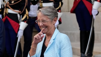 Ms Borne, a centrist politician, is the second woman to become France's prime minister. AP