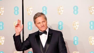 Viggo Mortensen at the 2019 Bafta Awards ceremony at the Royal Albert Hall in London, on February 10, 2019. AFP