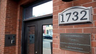 The PLO office in Washington could face closure