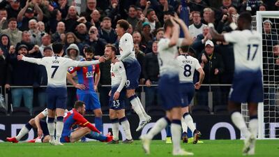 It was a night of celebration for Tottenham. Reuters