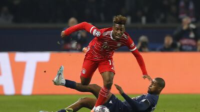 SUBS: Presnel Kimpembe (Hakimi, HT) - 5, Lost the ball on the halfway line to put his team in trouble and often looked uncomfortable, as was most obvious when he was booked for a sliding tackle on Coman. EPA