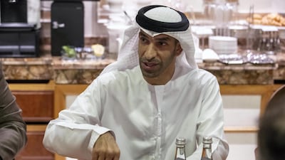 Dr Thani Al Zeyoudi, Minister of Climate Change and Environment, said the Abu Dhabi Climate Initiative can aid the economy while helping the planet. Antonie Robertson/ The National
