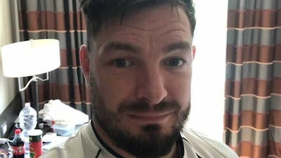 Mr Collingwood flew to Italy to watch England in the Euro 2020 quarter finals.