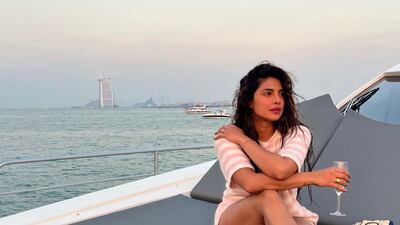 Priyanka Chopra has shared photos of herself letting her hair down in Dubai, following a week of glamorous events in the city as well as in Jeddah, Saudi Arabia. Photo: Instagram / priyankachopra