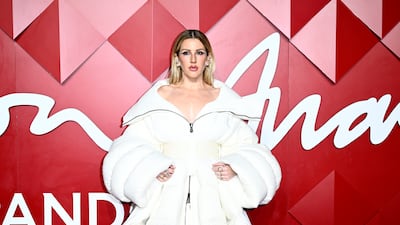 Singer Ellie Goulding in Moncler