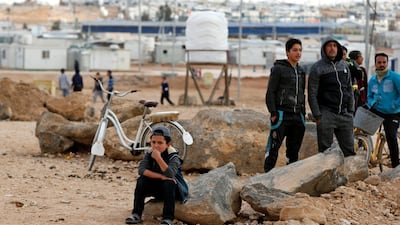 Syrian refugees at Zaatari refugee camp, in the Jordanian city of Mafraq. Reuters