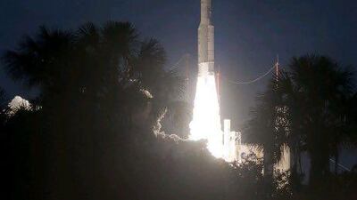 An Ariane 5 rocket takes off from French Guiana. AFP / ESA