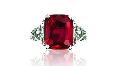 The Graff Ruby is from the Mogok mine in Myanmar. Courtesy Graff