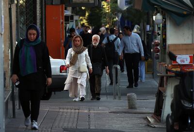 Iran's economy is under strain from inflation and prolonged sanctions by the US and allies. EPA