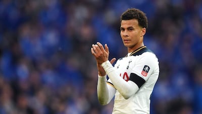 Dele Alli of Tottenham Hotspur applauds supporters during the FA Cup semi-final against Chelsea at Wembley Stadium on April 22, 2017 in London, England. Laurence Griffiths / Getty Images