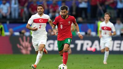 Portugal's Bruno Fernandes. AP