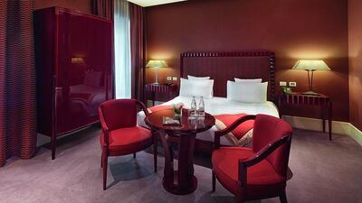 A room at the Jumeirah Grand Hotel Via Veneto in Rome. Courtesy Jumeirah