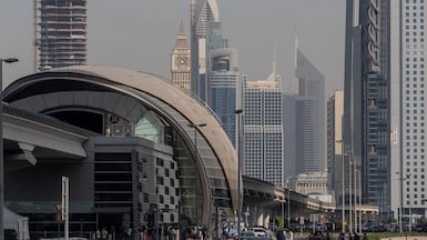 A report of explosions in Dubai's Business Bay is false, said the emirate's media office. Antonie Robertson / The National