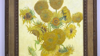 Sunflowers, Vincent van Gogh, 1888 is now exhibited at The National Gallery in London.