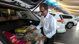 Residents across the UAE stock up on dates over Ramadan. Victor Besa / The National