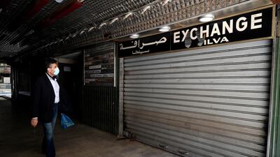 Hard currency is devastatingly difficult to access for Lebanese people who face soaring inflation and rising poverty. EPA