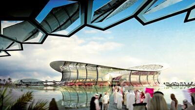 A proposed view of the Lusail Iconic Stadium in Lusail City for the 2022 World Cup. The stadium and other facilities being built for the World Cup could also be used to host a future Olympic Games. Qatar 2022 World Cup / EPA