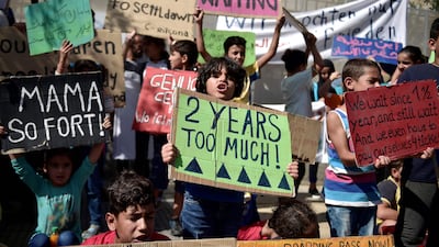 Of the 22.5 million refugees worldwide, only 162,000 were resettled last year. Louisa Gouliamaki / AFP