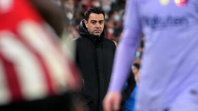 Barcelona manager Xavi Hernandez. AFP