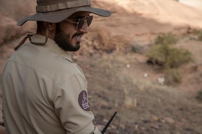 A ranger on patrol in Sharaan. Courtesy Al Ula