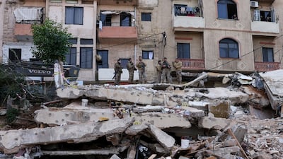 Members of the army at the site. Reuters