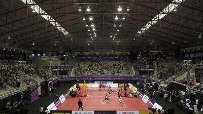 A general view of the stadium during Thailand’s and Malaysia’s mens final match. Asia Sports Ventures / Action Images via Reuters