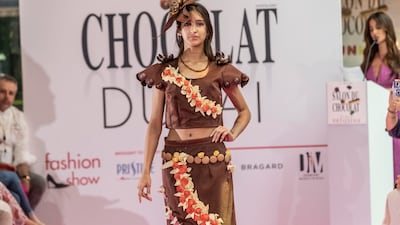 An Anna Taylor Joy-inspired ensemble, created by chef Bertrand Le Gallic and designed by Shamma Alfalasi