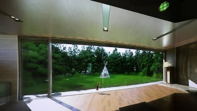 It also included a VR screening of famous scenes from the film Parasite