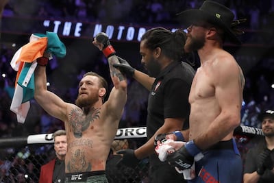 Conor McGregor beat Donald Cerrone. AFP