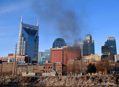 The explosion struck at the heart of Nashville's tourist area. Reuters