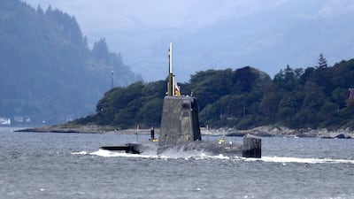 Astute-class submarine - A Royal Navy submarine will be armed with Tomahawk cruise missiles. Getty Images