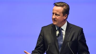 David Cameron is backing an intiative to give 10,000 internships to black students. AFP