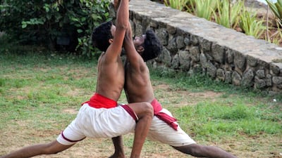 The southern style of kalari focuses on hand-to-hand combat and pressure point strikes. Kalpana Sunder for The National