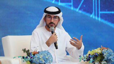 Mr Al Rais speaks during the session on the ‘Vision of UAE for the Space Industry’.