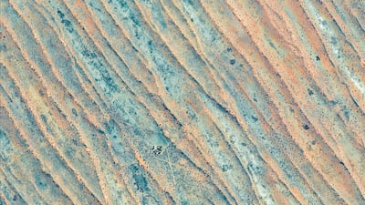 Hardan Region, Namibia. Maxar Technologies / Google