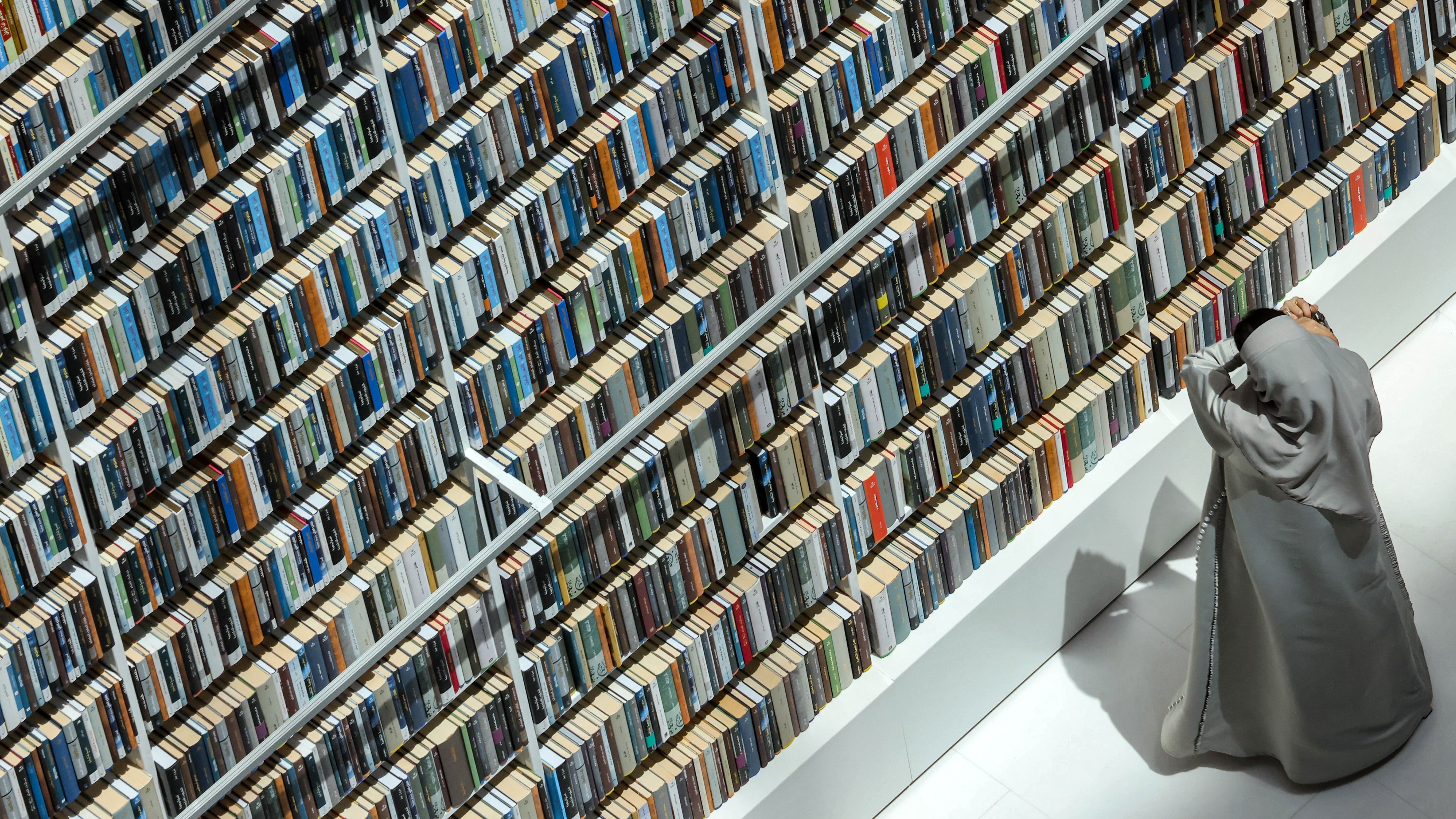 Dubai's Mohammed bin Rashid Library offers more than books, with spaces for study, cultural events and programmes encouraging younger generations to read. AFP