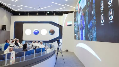 Sheikh Mohammed, Vice President and Ruler of Dubai, said the youth of the UAE and the Arab world see Dr Al Neyadi as an example and wish him luck. Photo: Dubai Media Office