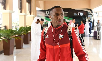 UAE striker Ahmed Khalil has attempted to rally his teammates ahead of the Asian Cup. Courtesy UAE FA