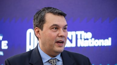 Dennis Jol, chief executive of AIQ, has earmarked the US, Canada and the North Sea as potential areas of opportunity for the Abu Dhabi-based AI company. Antonie Robertson / The National