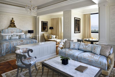 The Imperial Suite at the Palazzo Versace Dubai, where Jason Derulo has previously stayed. Courtesy Palazzo Versace Dubai