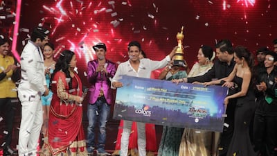 Manik Paul, centre, won the sixth season of India’s Got Talent. Courtesy Colors