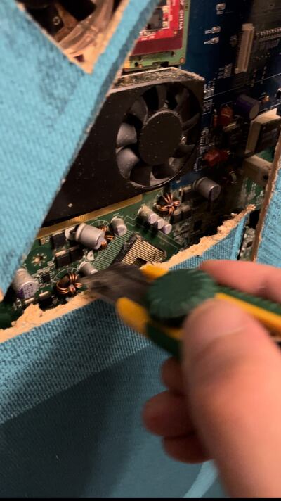 The inspiration for Analepsis came from an old cupboard in his grandfather’s house in Algeria. Photo: Sneak Hotep