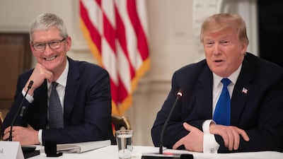 President Donald Trump's recent praise of Apple's investment in the US prompted ample debate among technology analysts, business experts and consumers. AFP