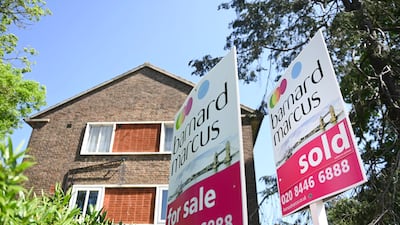 The number of available mortgage deals in the UK fell after predictions of higher interest rates. EPA