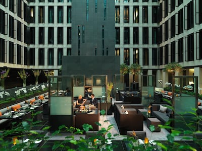 The Atrium dining area. Jumeirah