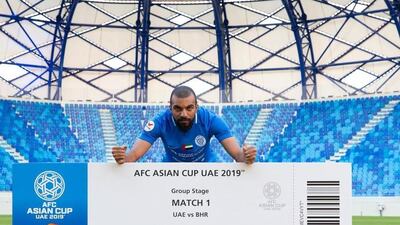 Al Nasr and UAE international Khalifa Mubarak. Courtesy HK Strategies