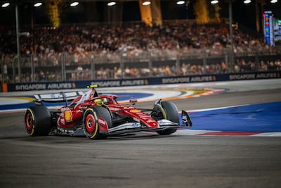 Ferrari's Lewis Hamilton was handed a five-second penalty post-race that dropped him from seventh to eighth. EPA