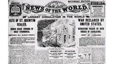 The News of the World was published for the last time yesterday.