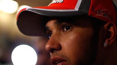McLaren driver Lewis Hamilton