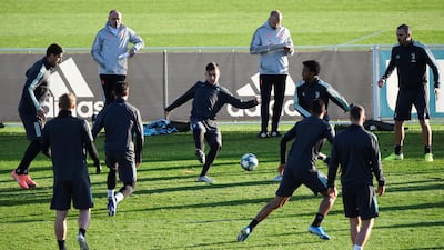 Soccer Football - Champions League - Juventus Training - Allianz Stadium, Turin, Italy - November 25, 2019 Juventus' Paulo Dybala with team mates during training REUTERS/Massimo Pinca